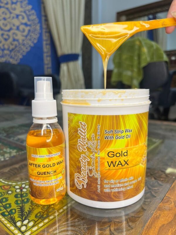 BEAUTY WALLET 24K GOLD WAX WITH AFTER WAX QUENCH