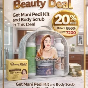 Beauty Wallet Beauty Deal 20% Get Mani Pedi Kit and body scrub In this deal