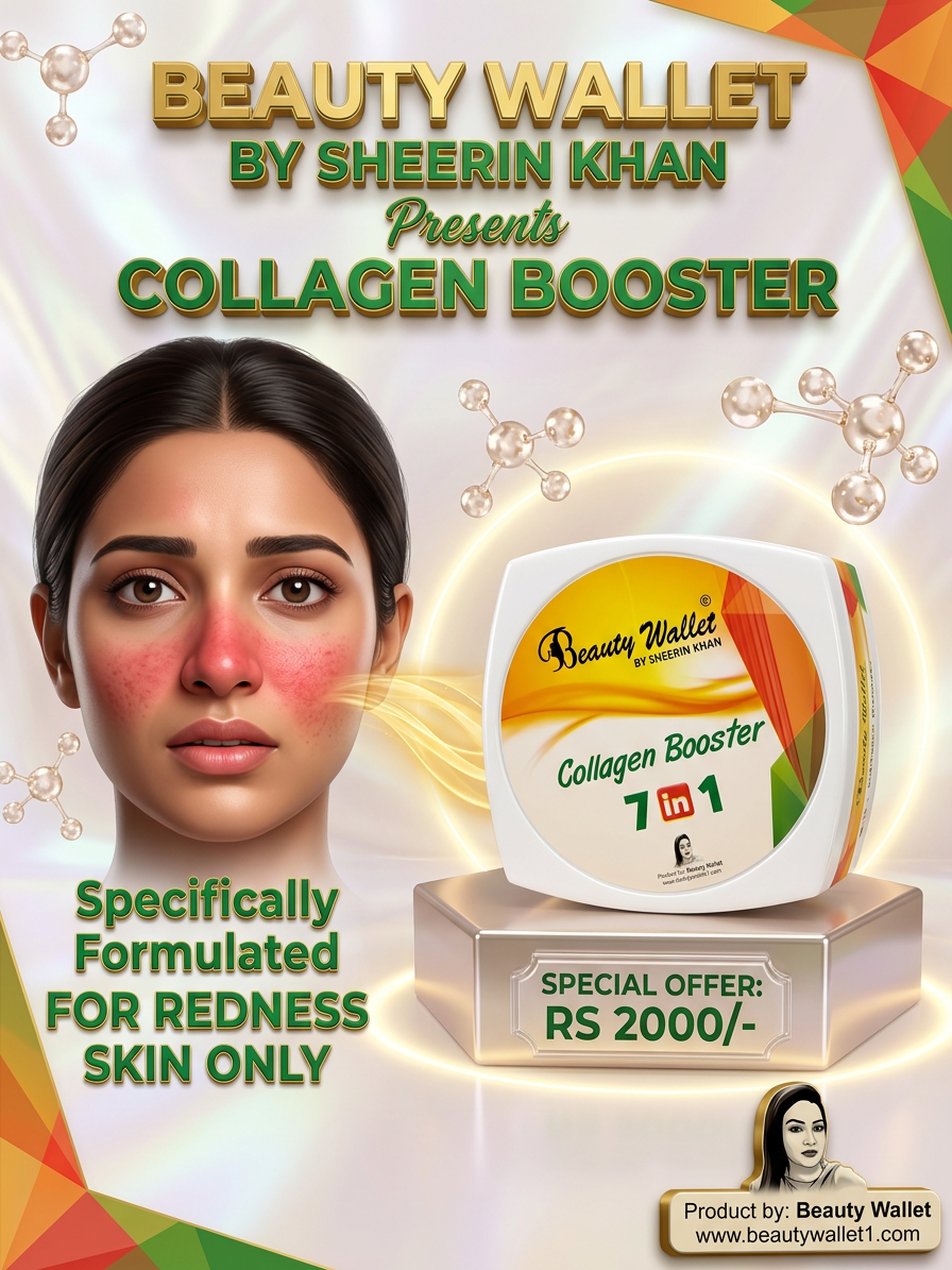 BEAUTY WALLET BY SHEERIN KHAN COLLAGEN BOOSTER FOR REDNESS SKIN